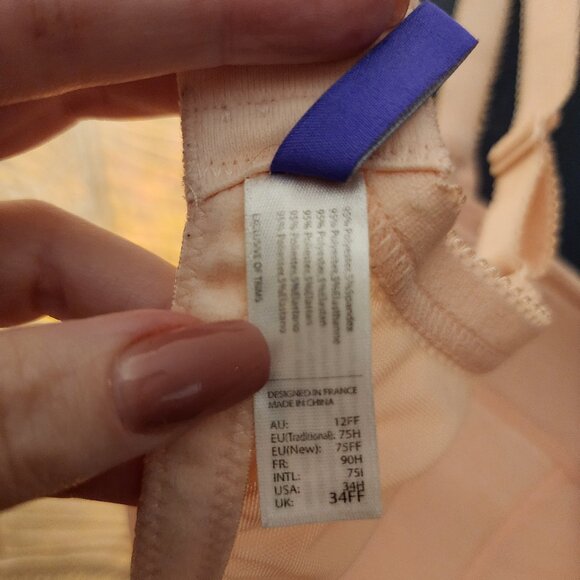 Parfait Charlotte padded bra, Blossom, UK-34FF US-34H - Picture 10 of 10